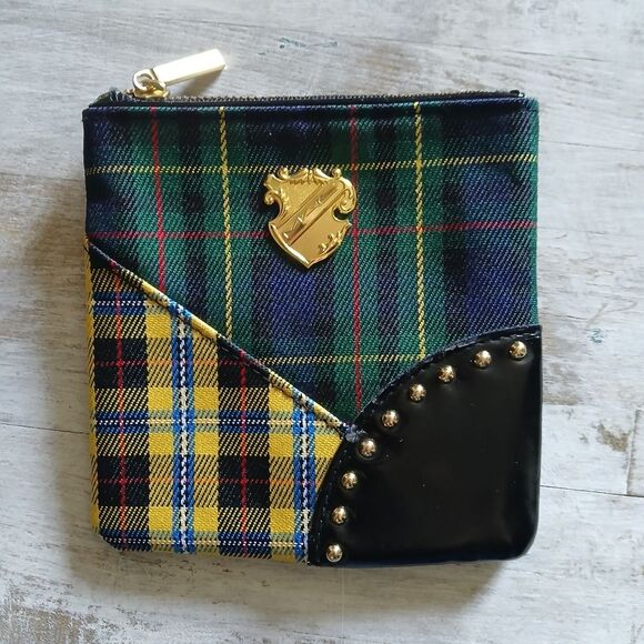 MAC Cosmetics Tartan Plaid Cosmetic Bag Noble Knights Collection Branded Plaid - Picture 8 of 8